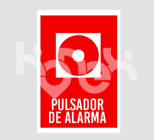 SEÑALETICA PULSADOR DE ALARMA