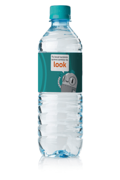 Impresión de etiquetas para botellas de Agua