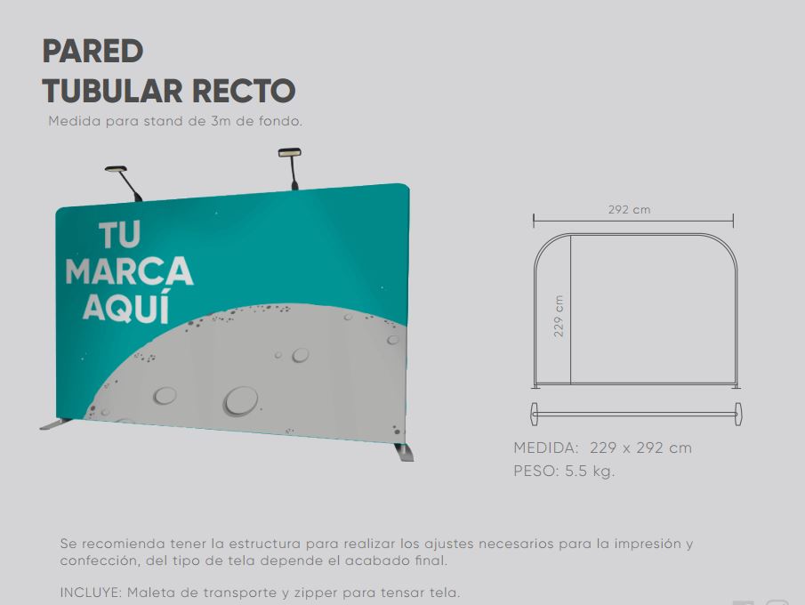 Display Muro Publicitario Tubular