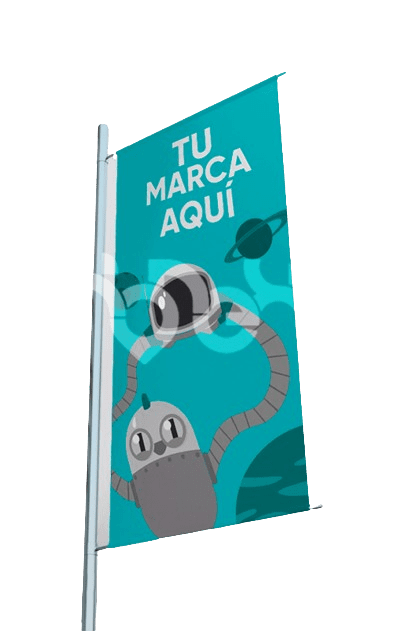 pendones de publicidad